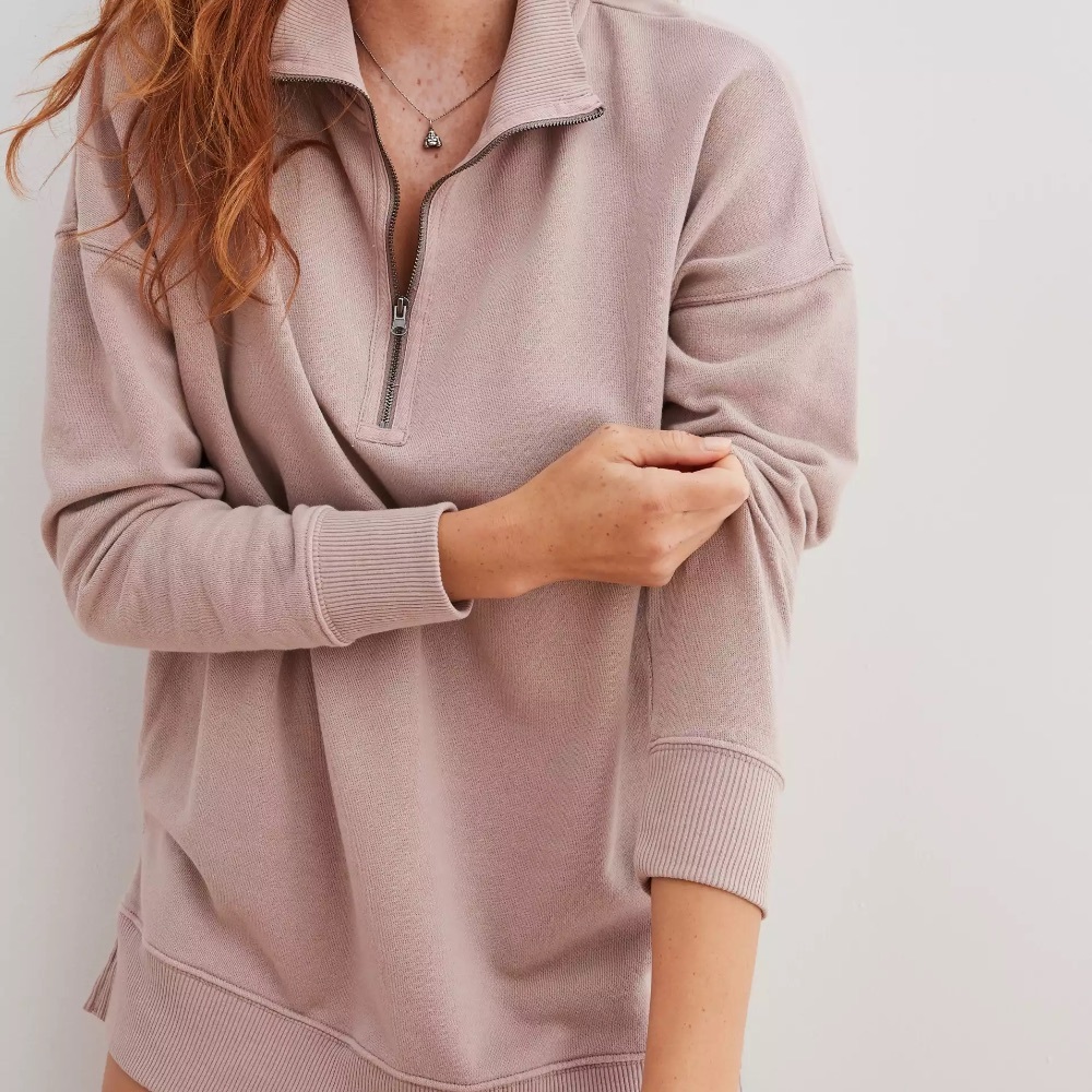Pink Quarterzip